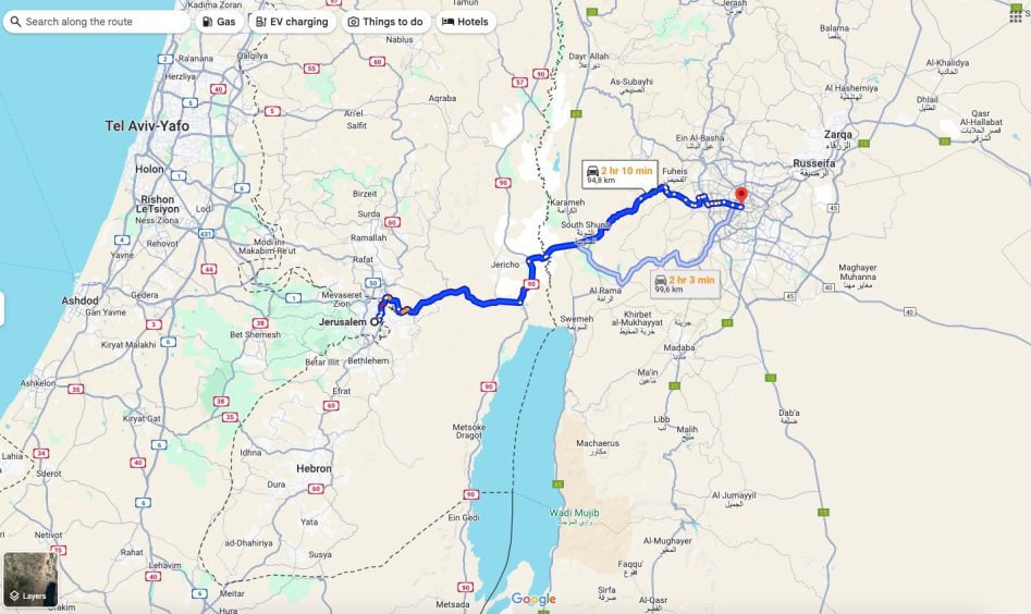 How To Come From Jordan To The West Bank